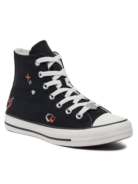 Converse Кецове Converse Chuck Taylor All Star Y2K Heart A09116C Черен