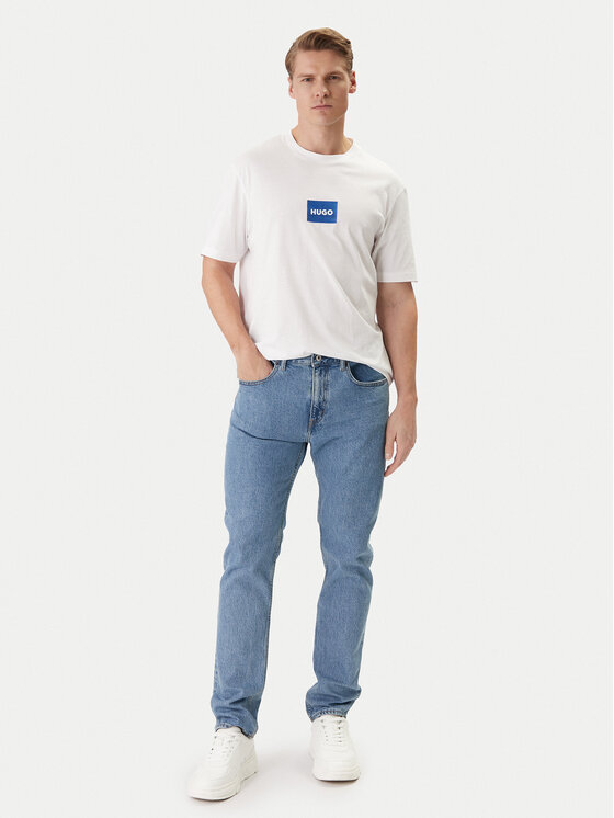 HUGO HUGO Camiseta Nayonix 50554382 Blanco Regular Fit