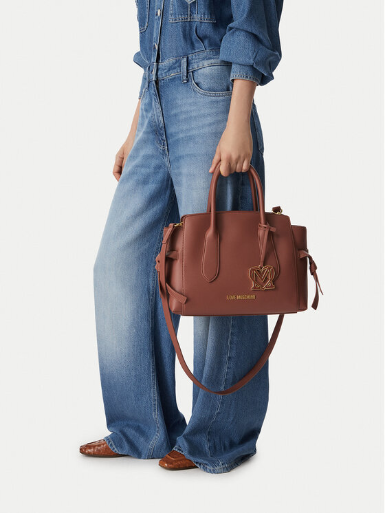 LOVE MOSCHINO Torbica LOVE MOSCHINO JC4055PP1PLL0200 Smeđa