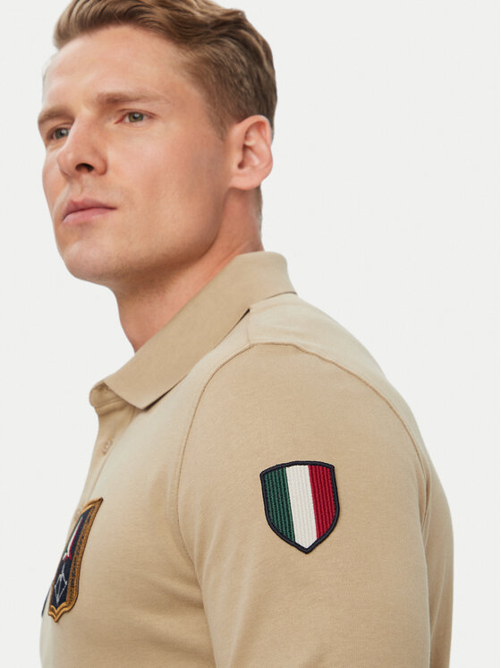 Aeronautica Militare Aeronautica Militare Polo 262PO1941UJ00703 Beis Regular Fit