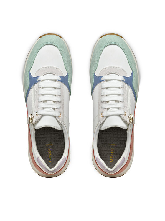 Geox Sneakersy Geox D Bulmya D36NQB 01122 C1548 Biały
