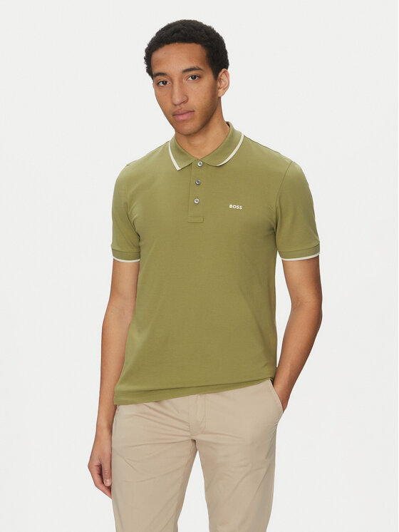 BOSS BOSS Поло Parlay 190 50494697 Зелений Regular Fit