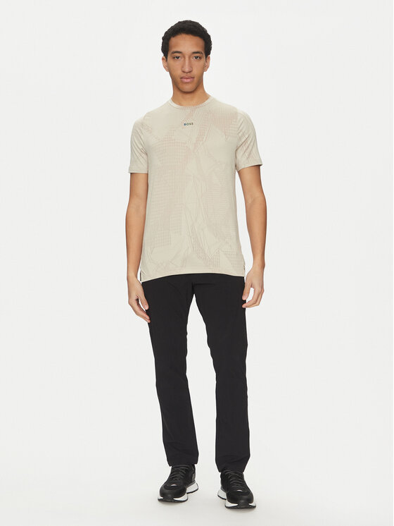 BOSS BOSS Футболка Desert Active 50537755 Бежевий Regular Fit
