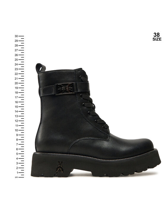 Patrizia Pepe Šnurovacia obuv Patrizia Pepe PJ888.01 Čierna