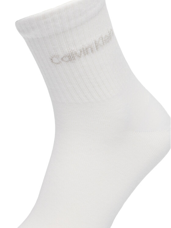 Calvin Klein Дълги чорапи Calvin Klein 701241453 Бял