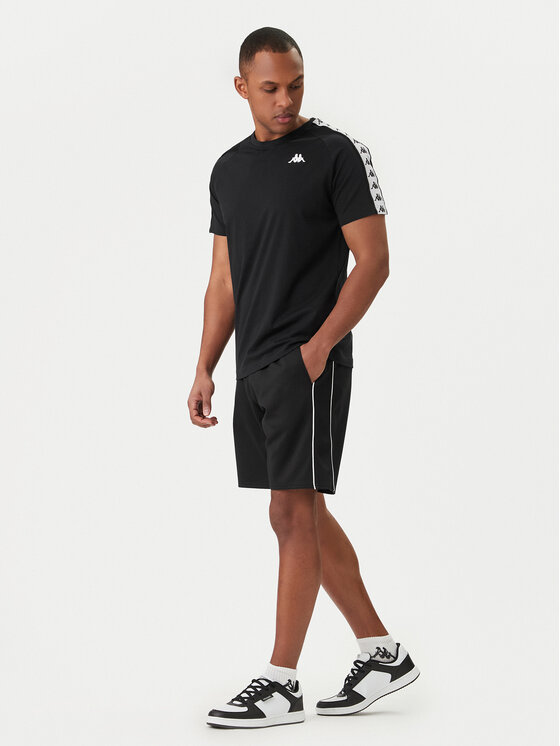 Kappa Kappa Camiseta 303UV10 Negro Slim Fit