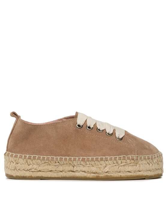 Manebi Espadryle Manebi Lace-Up Espadrilles W 1.9 E0 Beżowy