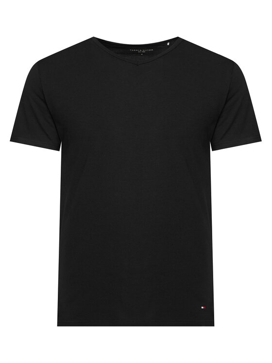 Tommy Hilfiger Tommy Hilfiger Conjunto de camisetas UM0UM03929 Negro Slim Fit