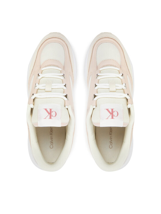 Calvin Klein Jeans Snīkeri Calvin Klein Jeans Retro Tennis Mg Mix YW0YW01743 Écru