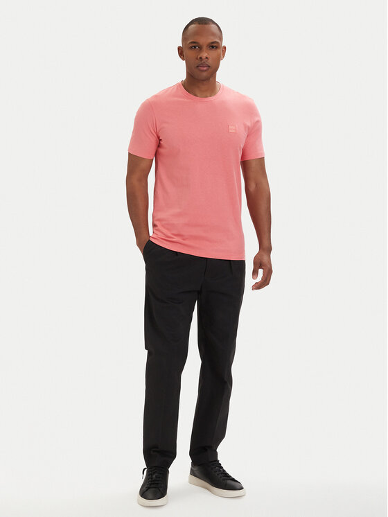 BOSS BOSS Camiseta Tales 50508584 Rojo claro Regular Fit
