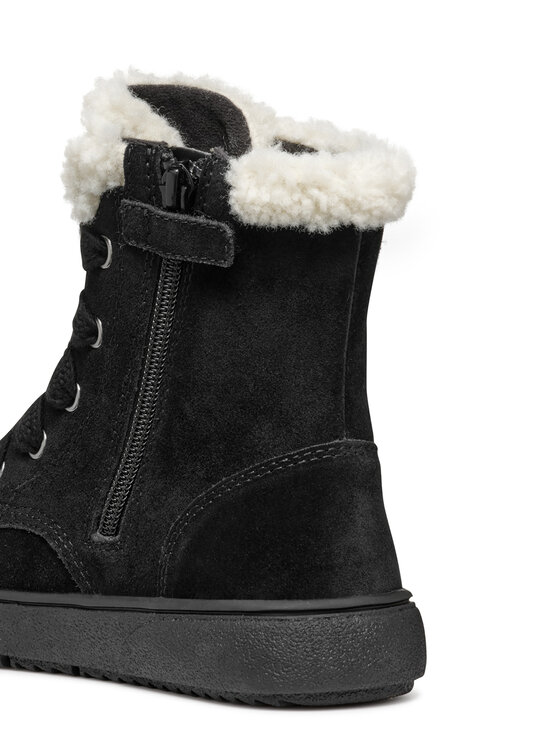 Geox Kozačky Geox J Theleven Girl Wpf J46HYC 00022 C9999 D Černá