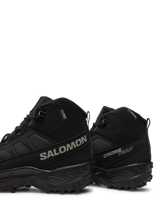 Salomon Bakancs Salomon Crosstrak Waterproof L47570200 Fekete
