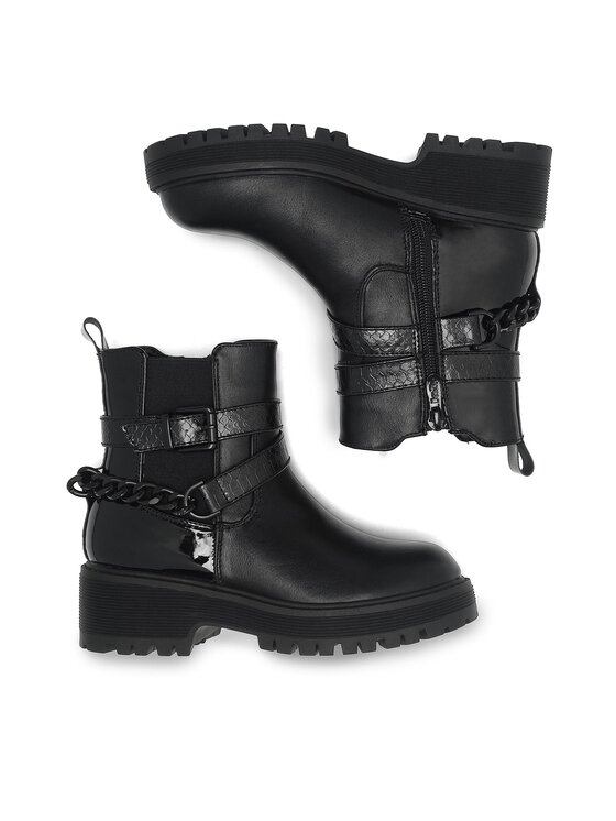 DeeZee Členková obuv DeeZee CS6200-02 Čierna