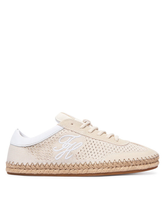 Tommy Hilfiger Espadrilky Tommy Hilfiger Th Heritage Rope Sneaker FW0FW09406 Béžová
