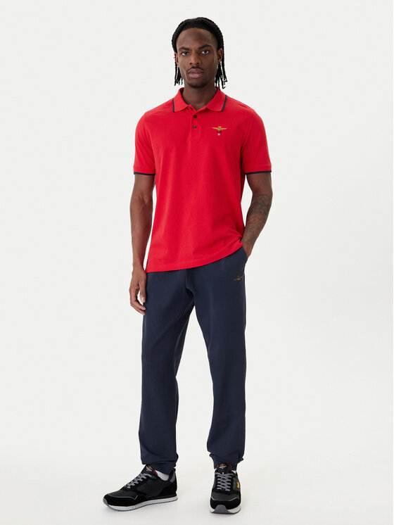 Aeronautica Militare Aeronautica Militare Polo 261PO1308UP00082 Rojo Regular Fit