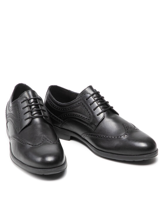 Geox Polobotky Geox U Hilstone Wide A U045DA 00043 C9999 Černá
