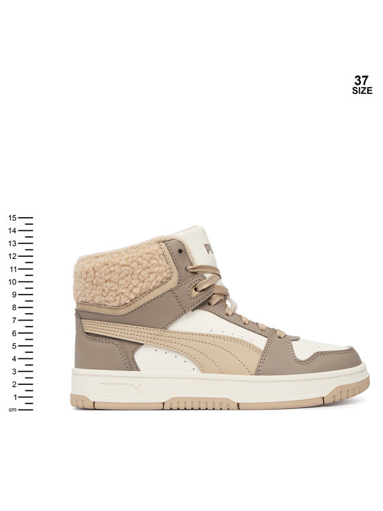 Puma Sneakersy Puma Rebound Slam Mid Cozy Jr 407728 01 Szary