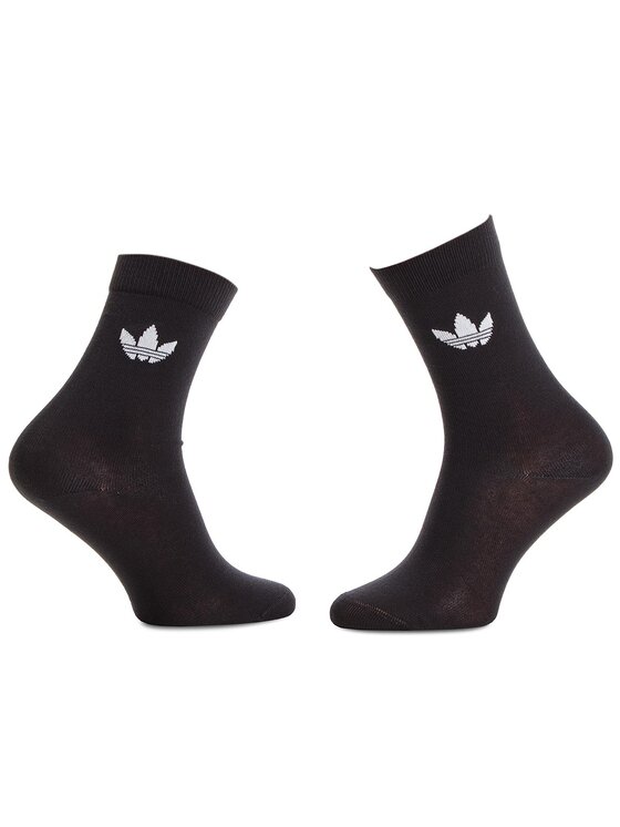 adidas Dlhé ponožky adidas Thin Tref Crew DV1729 Čierna