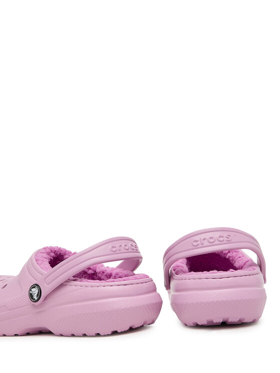 Crocs Шльопанці Crocs Classic Lined Clog 207010 Рожевий