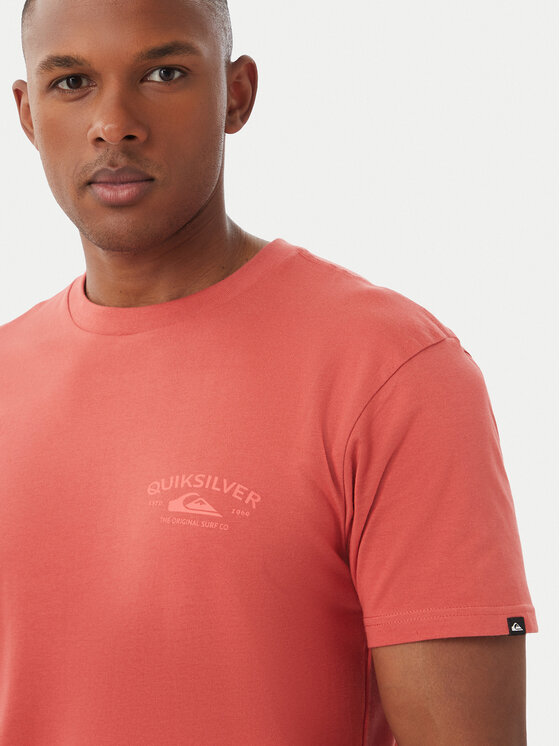 Quiksilver Quiksilver Marškinėliai Anchor EQYZT08178 Šviesiai raudona Regular Fit