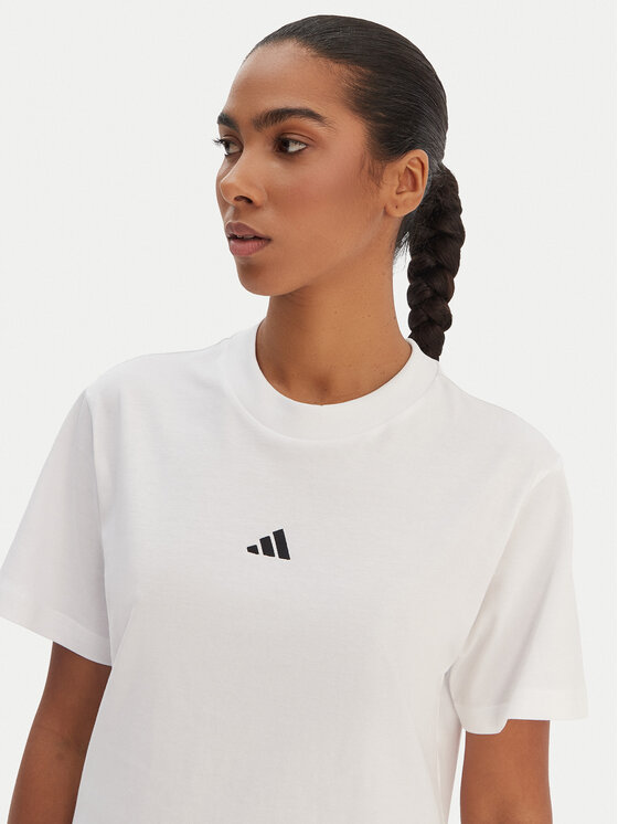 adidas adidas Camiseta Essentials Small Logo JC5944 Blanco Regular Fit