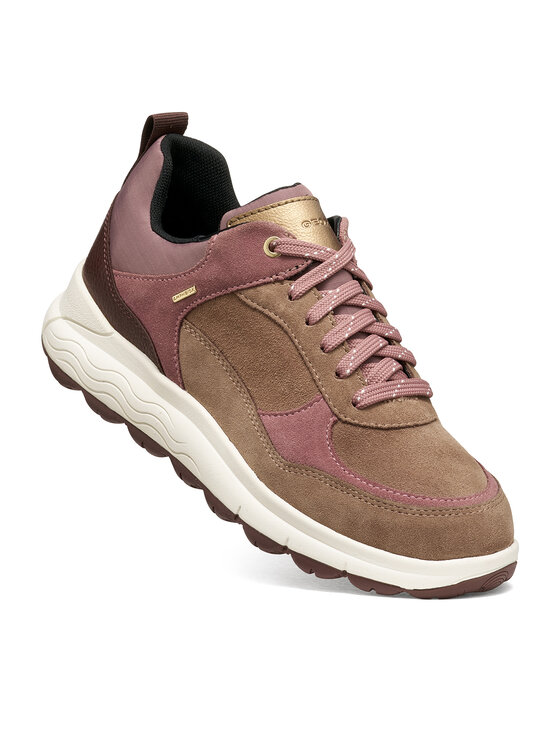 Geox Sneakersy Geox D Spherica 4X4 B Abx D3626D 2246 CD6J6 Brązowy