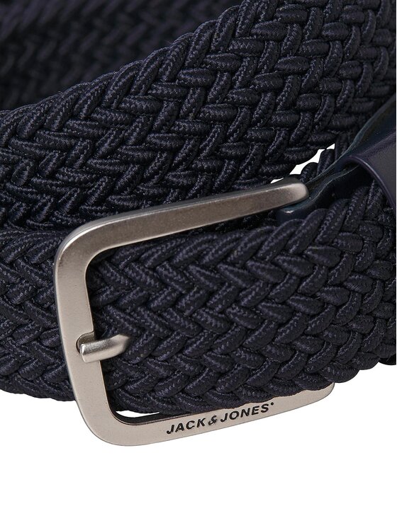 Jack & Jones Curea pentru Bărbați Jack & Jones Deblin 12244231 Bleumarin