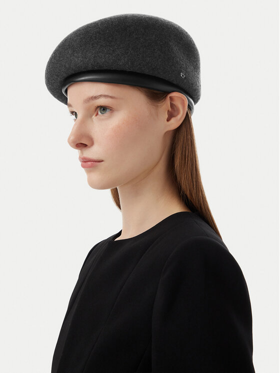 Weekend Max Mara Beret Weekend Max Mara Manto 2625576024 Szary ciemny