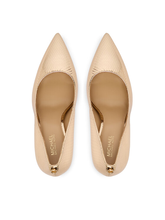 MICHAEL Michael Kors Čevlji z visoko peto MICHAEL Michael Kors Alina Flex High Pump 40R4HNHP1M Zlata