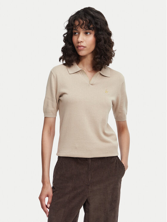 Beverly Hills Polo Club Beverly Hills Polo Club Polo P-SS26W-M550273 Beis Regular Fit