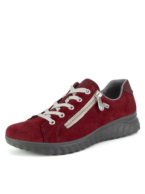 Rieker Īsi apavi Rieker 59000-35 Bordo