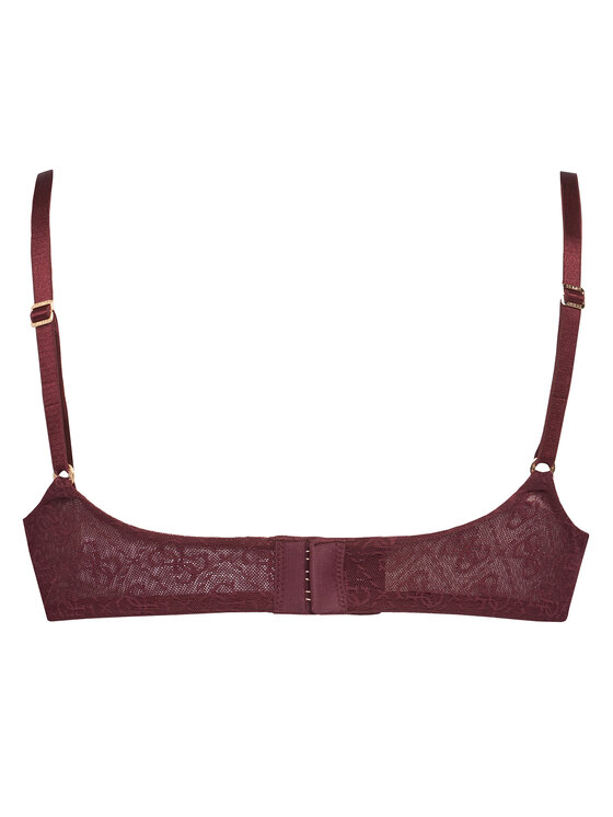 Guess Guess Бюстгальтер push-up O5RC12 KCLB0 Бордовий