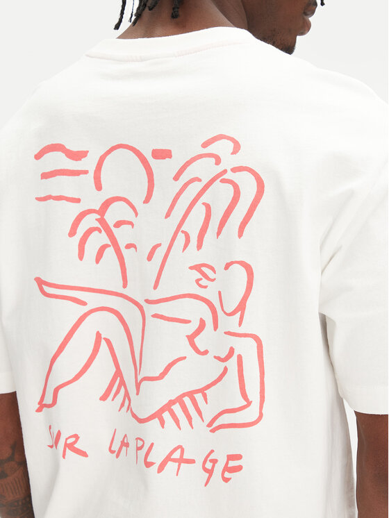 Only & Sons Only & Sons Футболка Milo 22034452 Білий Relaxed Fit