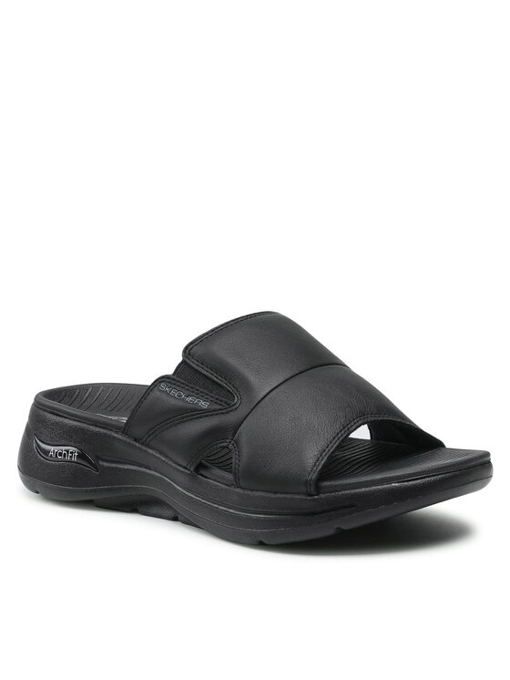 Skechers Ciabatte Skechers Go Walk Arch Fit Sandal 229023/BBK Nero