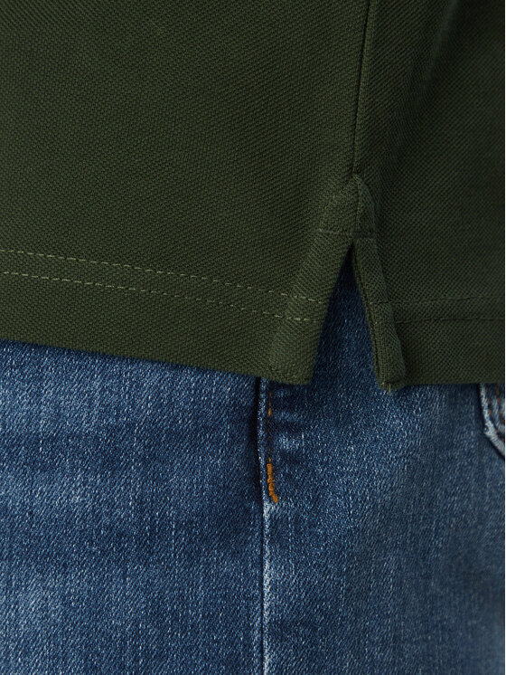 Beverly Hills Polo Club Beverly Hills Polo Club Polo P-SS26M-P424125BTGR Verde oscuro Regular Fit