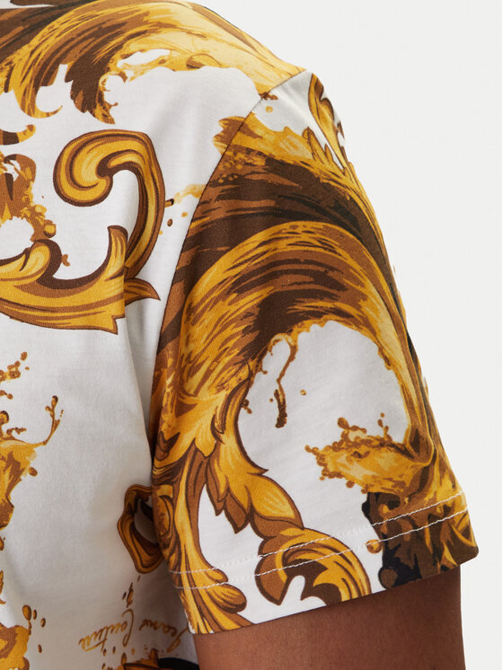 Versace Jeans Couture Versace Jeans Couture Camiseta 80GAH6S0 JS543 Blanco Regular Fit
