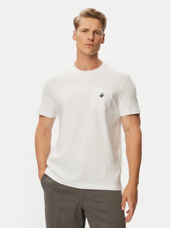Beverly Hills Polo Club Beverly Hills Polo Club Футболка P-SS26M-TS414000 Білий Regular Fit