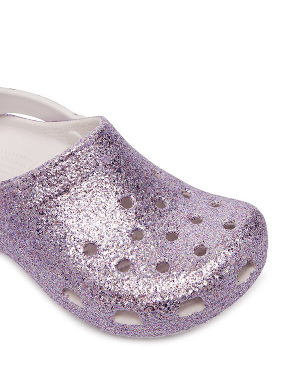 Crocs Nazouváky Crocs Classic Chunky Glitter Clog K 211939 Fialová
