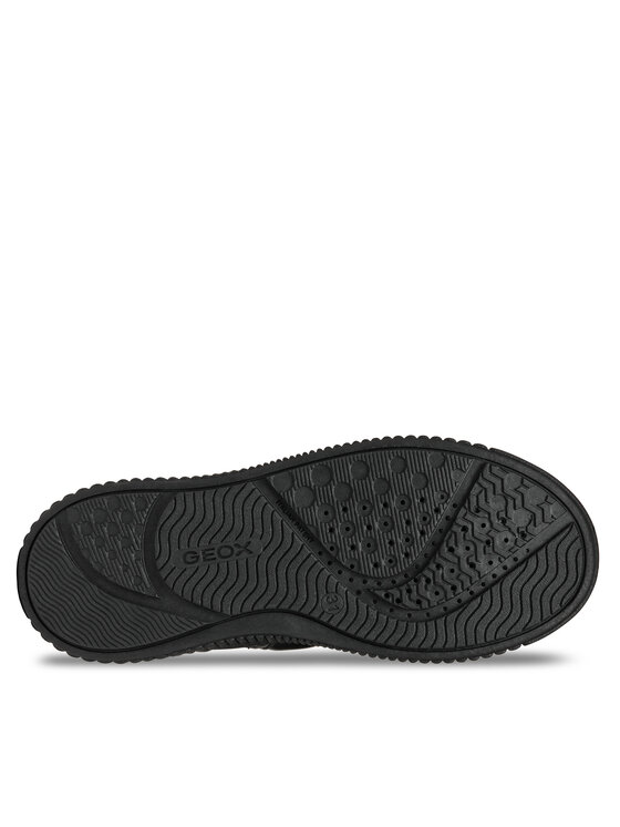 Geox Sneakersy Geox J Laquinny Girl J46M3B 000BC C9999 M Černá