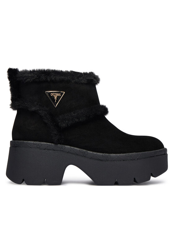 Guess Polokozačky Guess FLFBRD ESU10 Černá