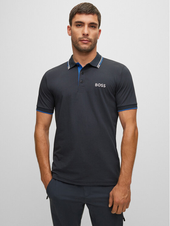 BOSS Boss Поло Paddy Pro 50469102 Cиній Regular Fit