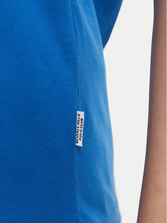 Beverly Hills Polo Club Beverly Hills Polo Club Camiseta P-SS26W-TS516518 Azul Regular Fit