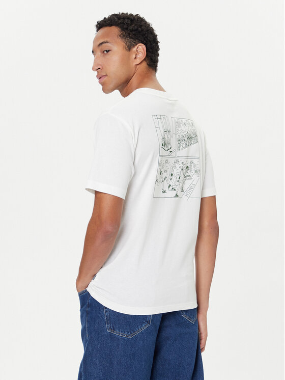 New Balance New Balance Camiseta MT53921 Blanco Regular Fit