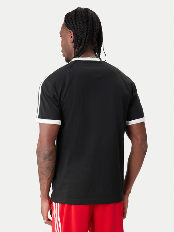 adidas adidas Футболка 3-Stripes KE3538 Чорний Regular Fit