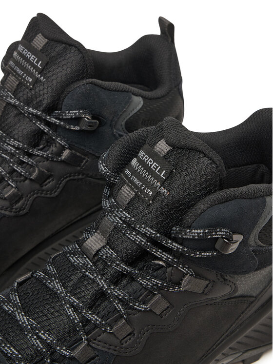 Merrell Трекінгові черевики Merrell Speed Strike 2 Leather Mid Waterproof J038071 Чорний