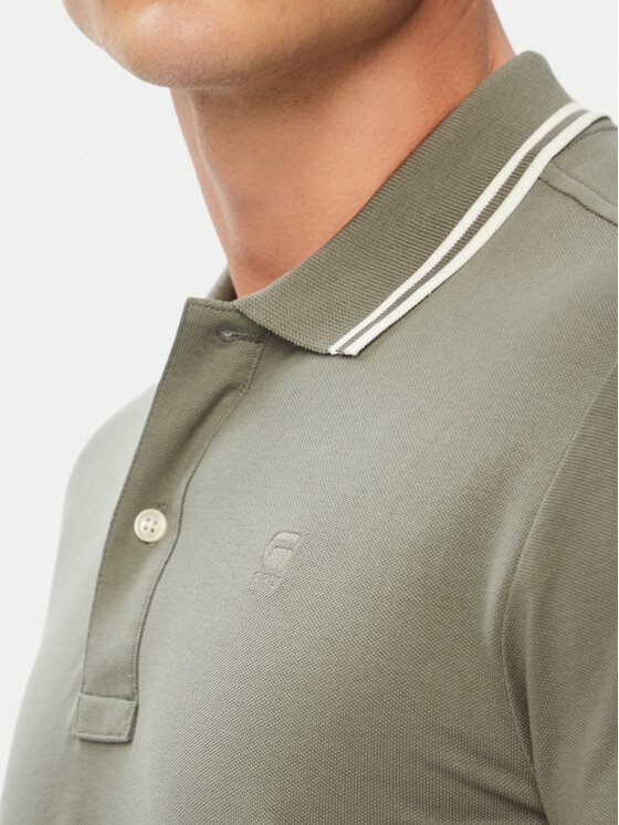 G-Star Raw G-Star Raw Polo Dunda D17127-5864 Verde Slim Fit