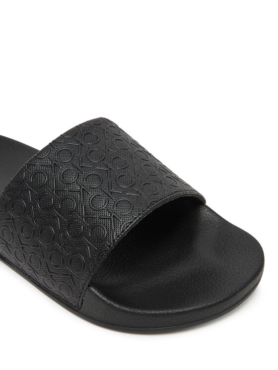 Calvin Klein Natikači Calvin Klein Pool Slide Mono HW0HW02541 Črna
