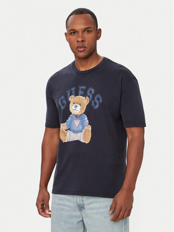 Guess Guess T-shirt 182885 Blu Classic Fit
