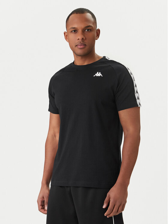 Kappa Kappa Camiseta 303UV10 Negro Slim Fit