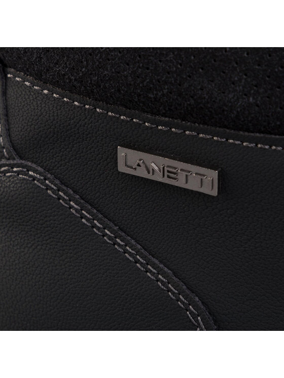 Lanetti Черевики Lanetti MP07-81154-01 Чорний